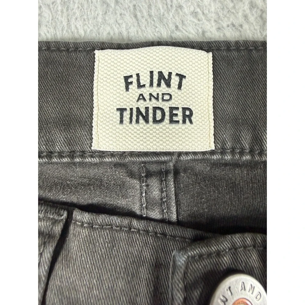 Flint and Tinder Straight Fit Chino Pants Mens 28x28.5 Stretch Dark Brown